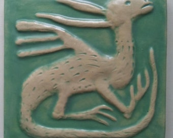 Medieval Dragon tile