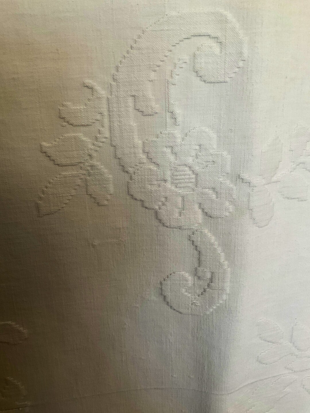 Antique Marseille Bedspread W 4poster Cutouts Late 1800s Etsy