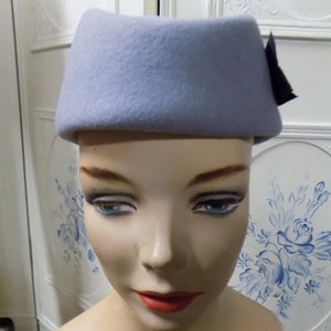 Vintage Graue Mütze, Made in the U.S.A., Wolle
