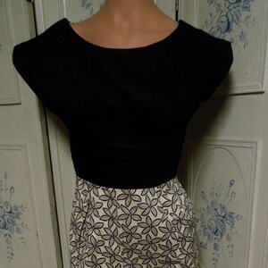 Vintage Black and white Dress, Size 11