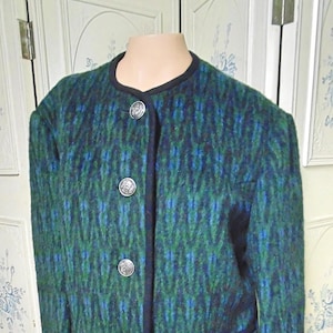 Vintage Bavarian Alpine Loden-Coat, Size 14 image 1