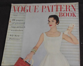 Vogue Pattern Book June July 1954