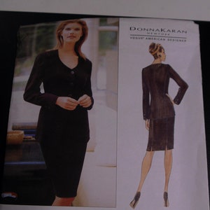Vogue Donna Karan Jacket and Suit Pattern, #1705, size 6-10 UNCUT