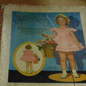 Shirley Temple Standing Doll Front and Back, Authorized Edition