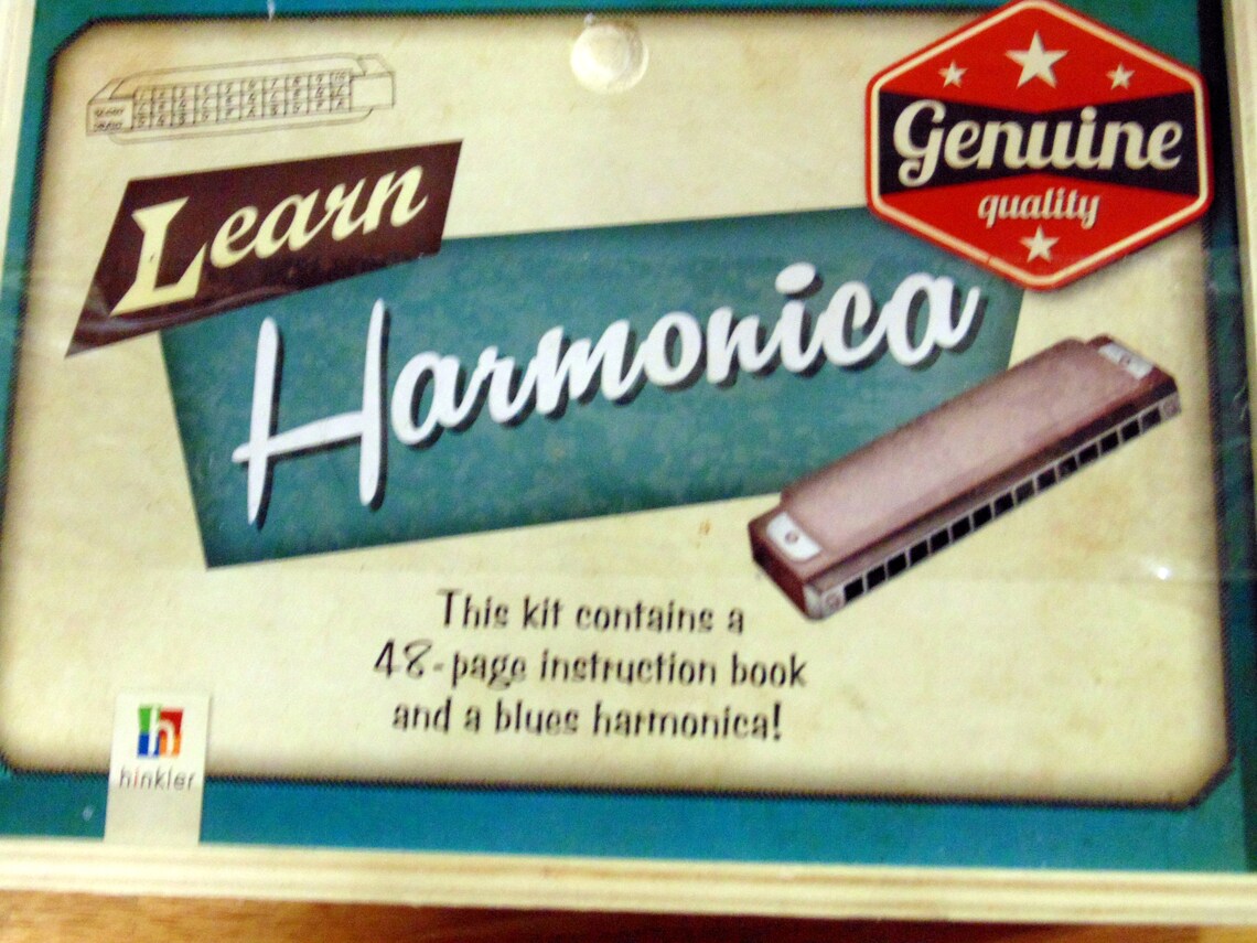 Learn Harmonica Kit Contains 48 Page Instruction Book and A Etsy