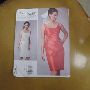 Vogue Designer Pattern, Kay Unger New York, V1242, Size 12-14-16-18, UNCUT