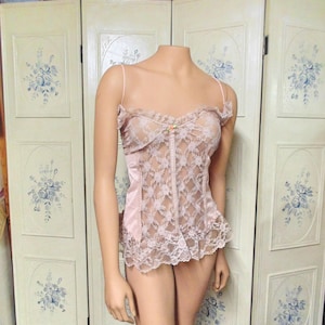 Pink Jill Andrea of New York Nightie with Robe, Size XXXL