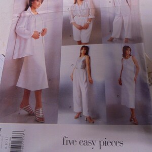Vogue Five Easy Pieces Shirt, Dress, Top, Shorts, Pants #1798, Size 8-12, UNCUT