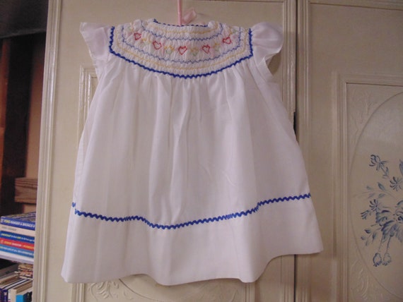 Polly Flinders Hand Smocked Dress, 18 months - image 1