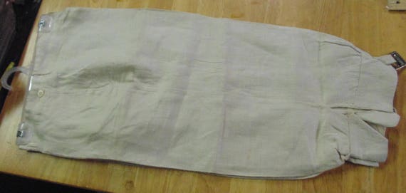 1920s Beige Linen Knickers