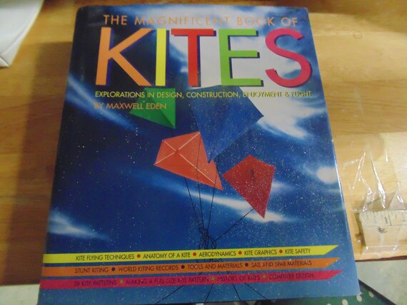 The Magnificent Book of Kites, by Maxwell Eden - Etsy