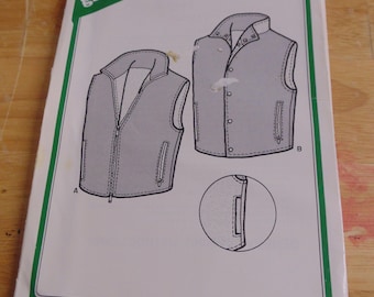Green Pepper Children's Santiam Reversible Vest, F782, Multi Sized Pattern