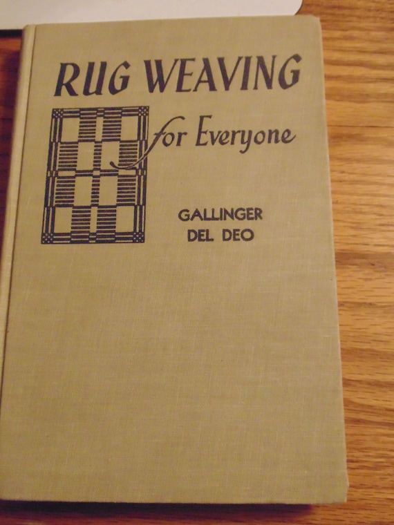 ギャリンガーとデル・デオ著『誰でもできるラグ織り』1957年 - Etsy 日本