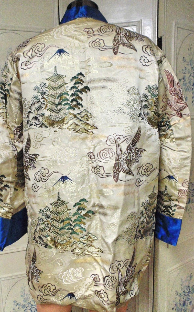 Best Quality Funahasi Size Large Vintage Japanese Smoking Jacket