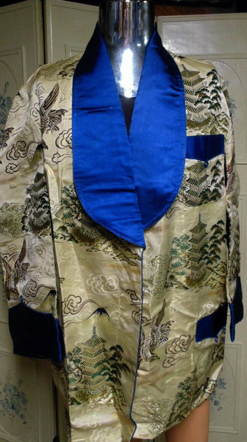 Best Quality Funahasi Size Large Vintage Japanese Smoking Jacket