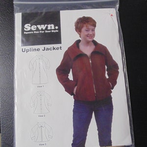 Upline Jacket Sewing Pattern, UNCUT, Size 0-20, Designed by Ruth Vincent