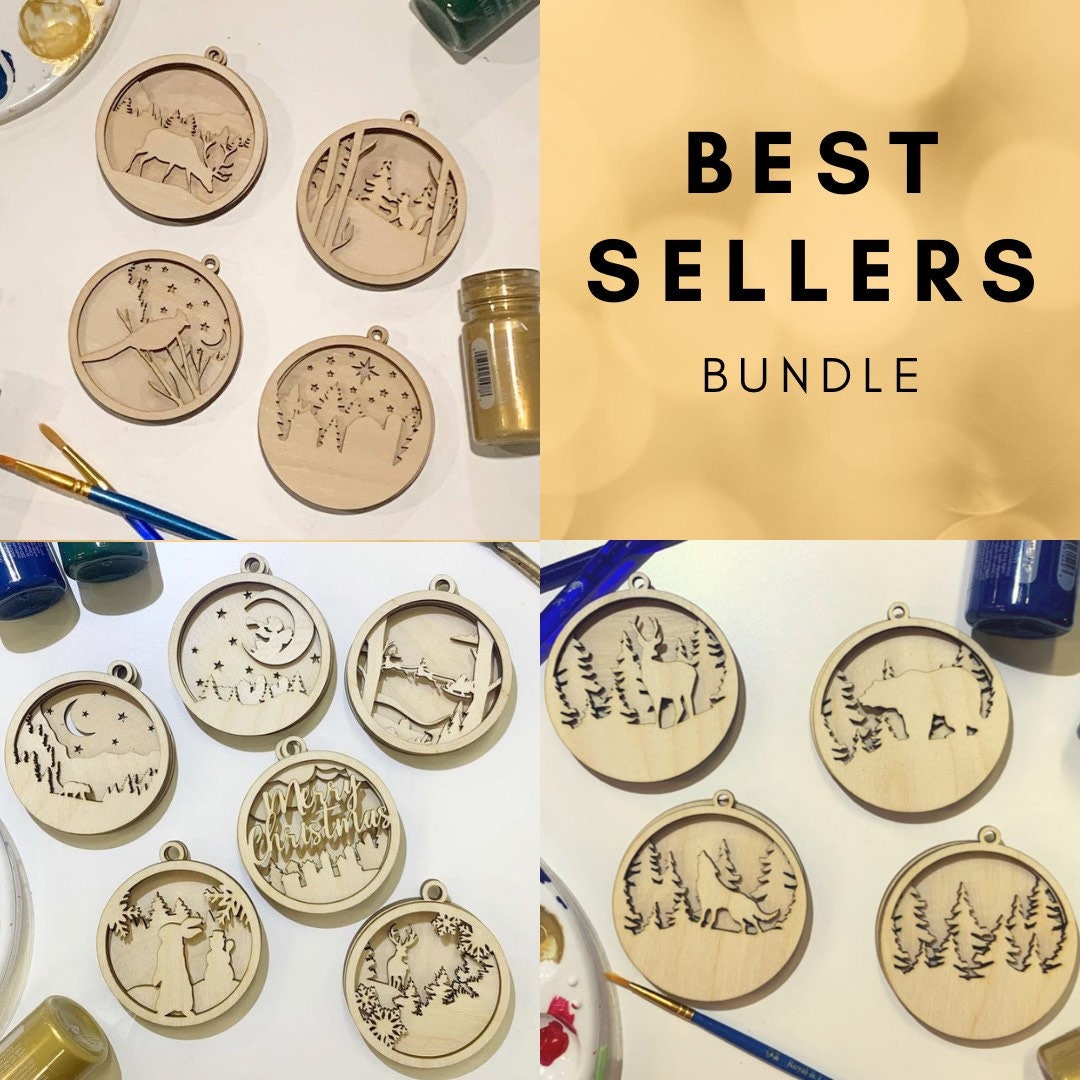 DIY Ornament Set Christmas Ornament DIY Kits Craft Kit Etsy