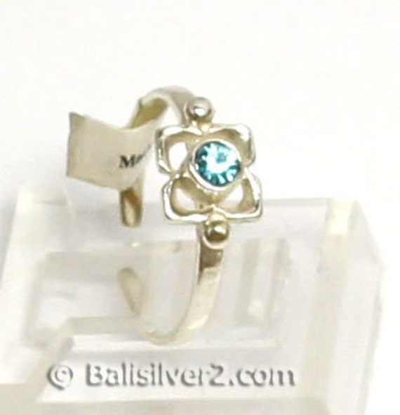 USA Seller Adjustable Toe Ring Sterling Silver 925 Best Price Jewelry Peridot