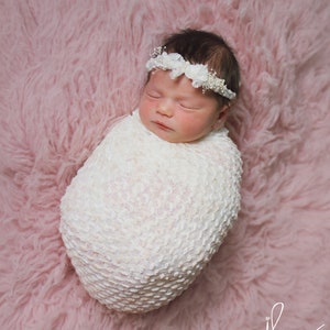 RTS newborn wrap, Newborn Stretch Wrap Bubble, Textured Wrap  RTS, photography prop, Swaddle Photography Prop in Super Stretchy Knit