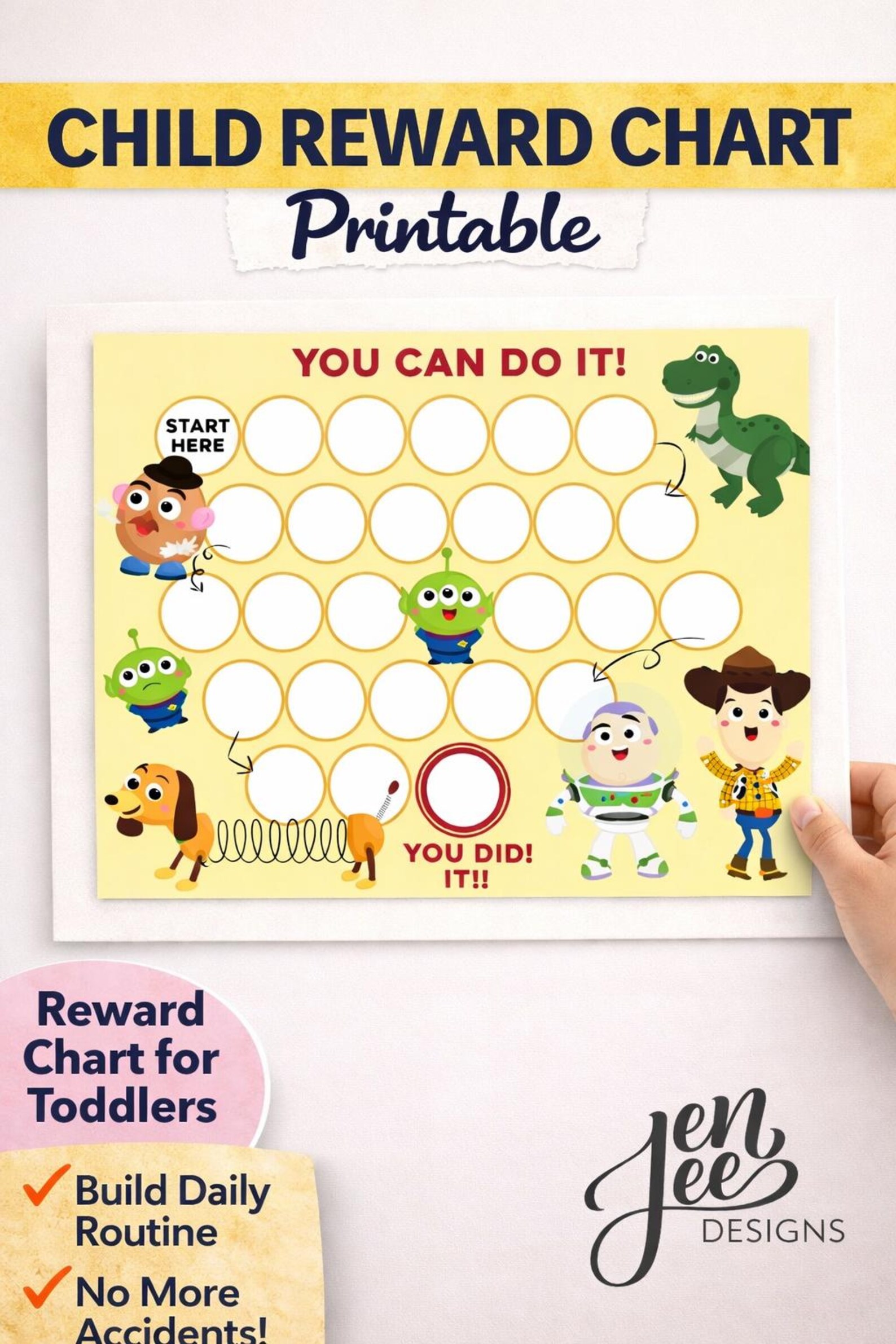 Kids Reward Chart - Toy Story Reward Chart - Printable - Instant ...