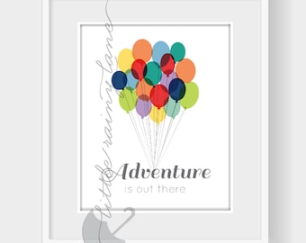 Nursery wall art , nusery decor, Adventure is out there, Printable Wall Art, Nursery