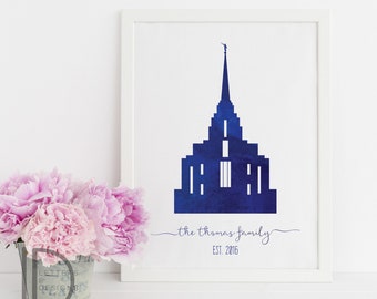 Rexburg Idaho temple, lds temple, rexburg, temple, lds art, lds temple art