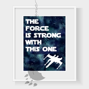 Star Wars Nursery - Star Wars Baby - The Force is strong