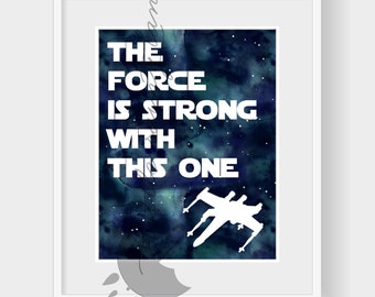 Star Wars Nursery - Star Wars Baby - The Force is strong