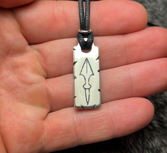 Dryad Design Sterling Silver Freya Pendant Necklace With Rainbow Moonstone - Norse Goddess Jewelry - View #2