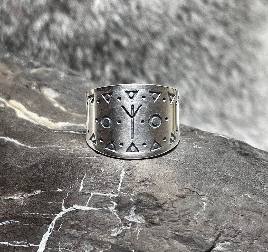 Algiz Rune Ring 