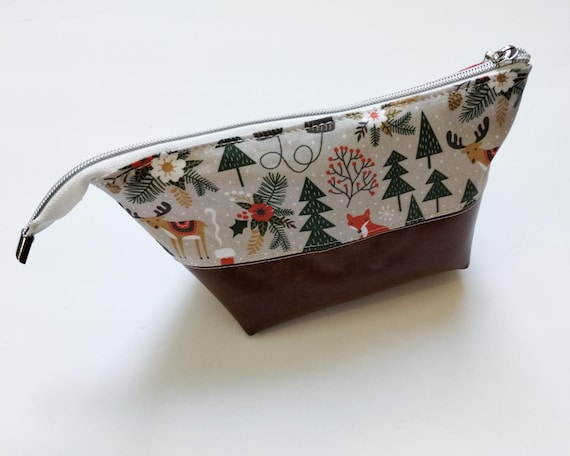 Kleine Strick Projekt Tasche, Hkeln Projekttasche, Aufbewahrung fr  Handarbeiten, Socken Stricktasche, Hkeltasche, Alpen Stricktasche - Etsy.de
