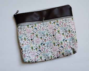 Deluxe Cross stitch project bag, needlework bag, Floss Bag Cross-stitch,Project Bag for embroidery, cross stitch organization, gardening