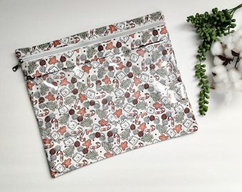 Bolsa de costura Bolsa para proyectos de punto de cruz, bolsa para costura, bolsa de hilo para punto de cruz, bolsa para proyectos de bordado, organización de punto de cruz