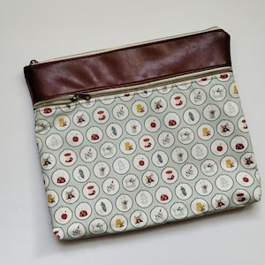 Deluxe Cross stitch project bag, needlework bag, Floss Bag Cross-stitch, Project Bag for embroidery, cross stitch organization, sewing