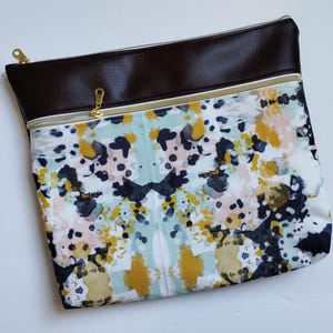 Deluxe Cross stitch project bag, needlework bag, Floss Bag Cross-stitch,Project Bag for embroidery, cross stitch organization, splotches
