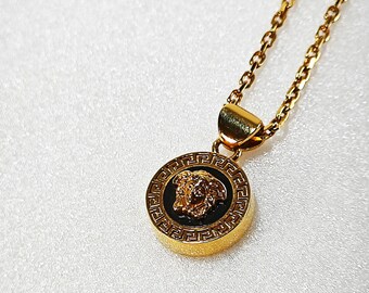 Versace necklace Black & Gold