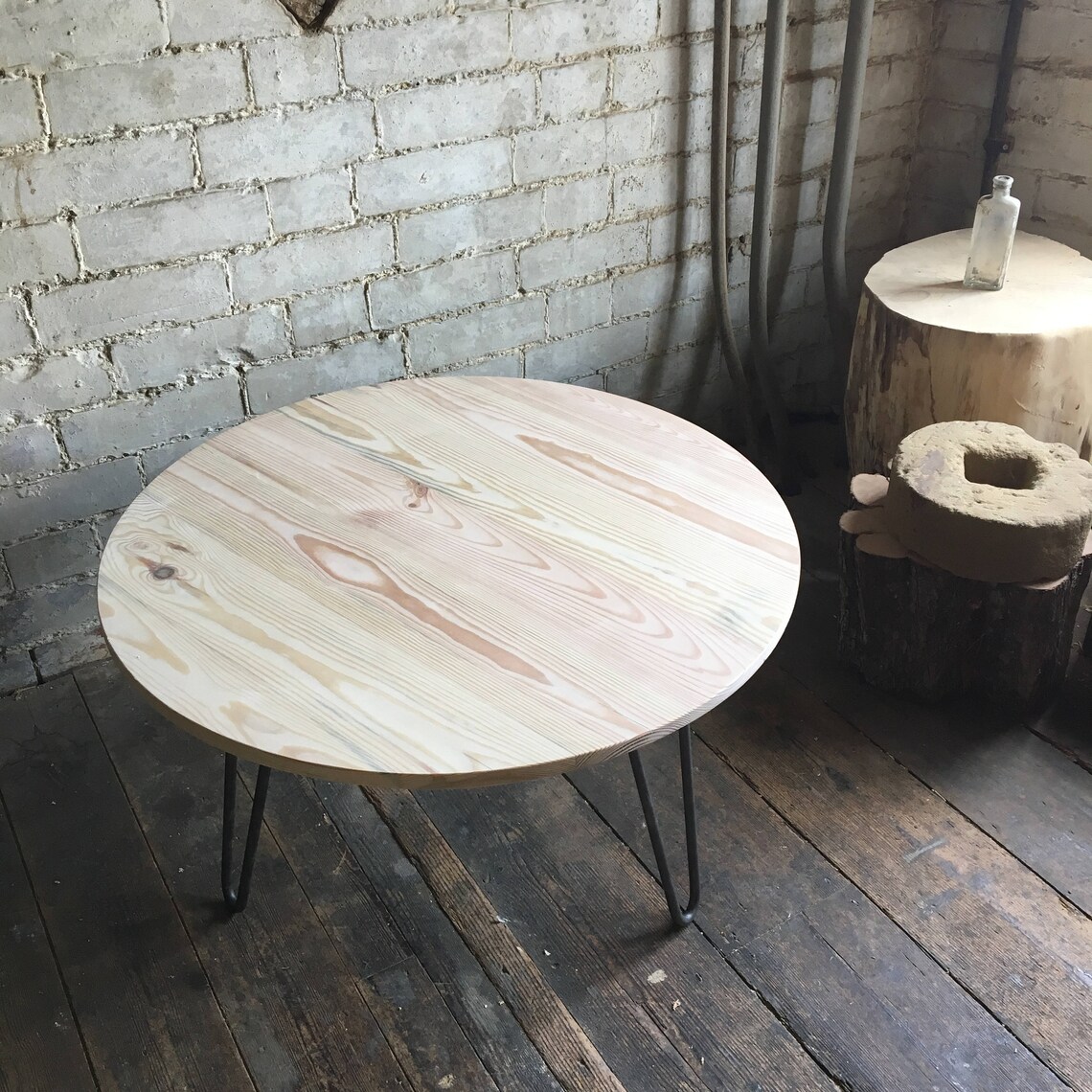 Round Coffee Table - Etsy