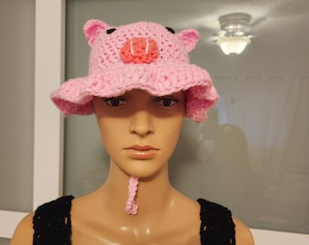 Pig bucket hat