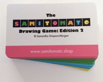 Samitomato edition 2 - fun drawing game for kids, for homeschooling, art therapy, learning resources & kids gifts