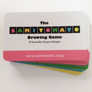 Drawing games for kids, Samitomato Double game pack - fun games for homeschooling, families, art therapy, learning resources & kids gifts