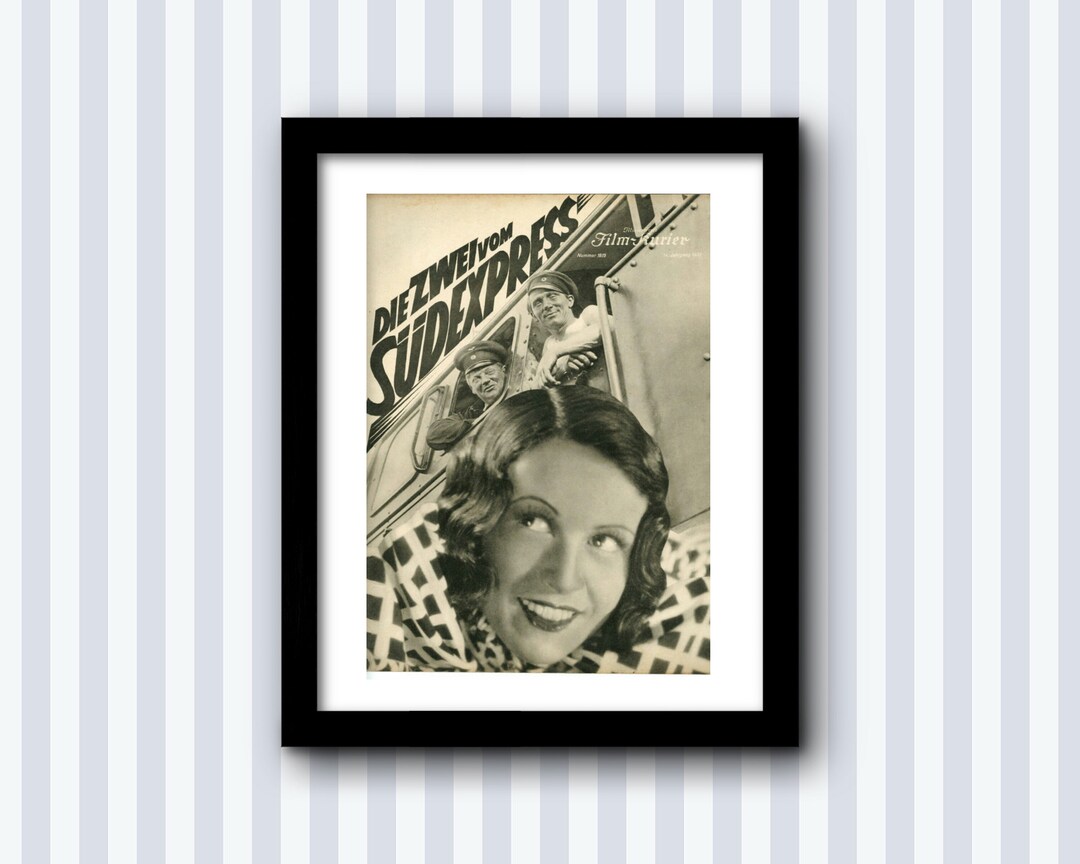 Vintage Print 1930s Movie Souvenir Program Trude Berliner Etsy