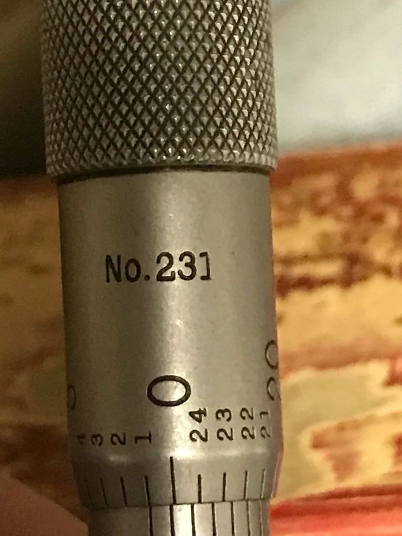 Vintage Micrometer Caliper L.S. Starrett 10000ths Etsy