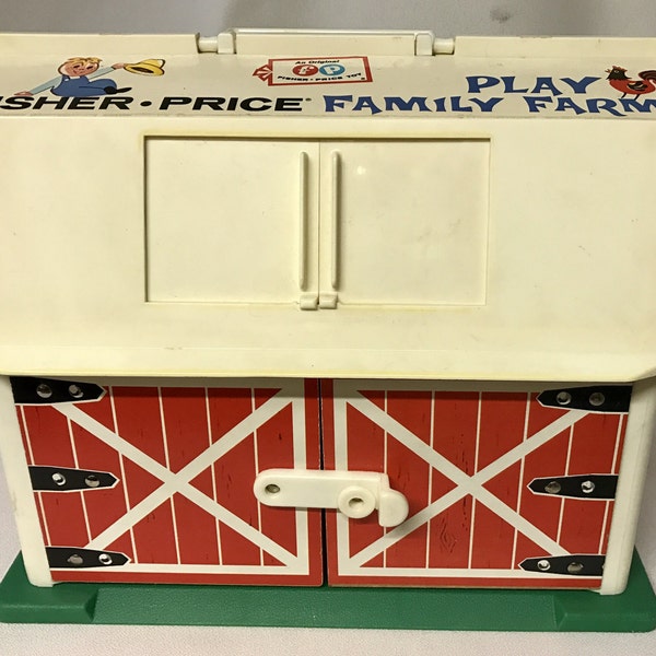 Vintage Toy - Fisher Price Family Play Farm - 1967 - Nice Shape