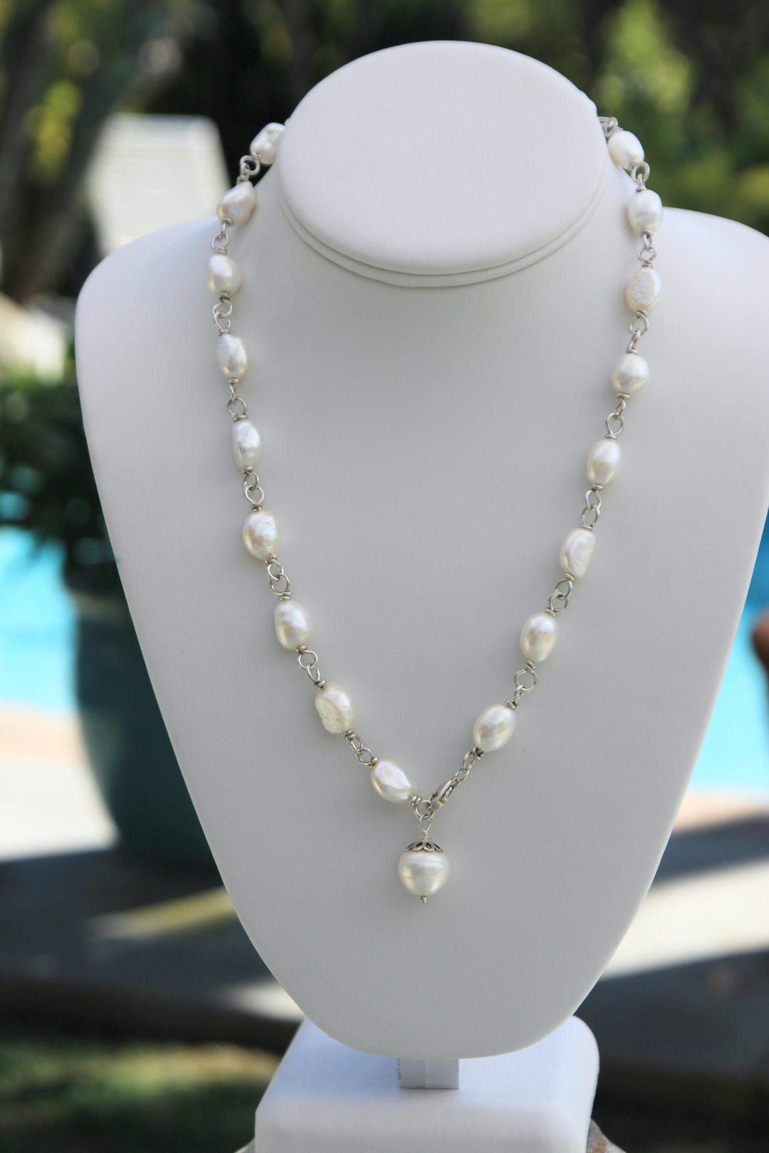 【HYERES LOR】24FW★ H edition SL WH Pearl Bead Necklace 4mm HYERES LOR】24FW☆ H edition SL WH Pearl Bead Necklace 4mm