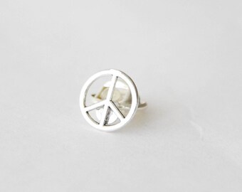 Peace Tie Pin, Peace Sign Pin, Peace Tie Tack, Retro Tie Pin, Peace Sign Tie Pin, Peace Pin, Retro tie pin, Funny Tie Pin, Novelty Lapel Pin
