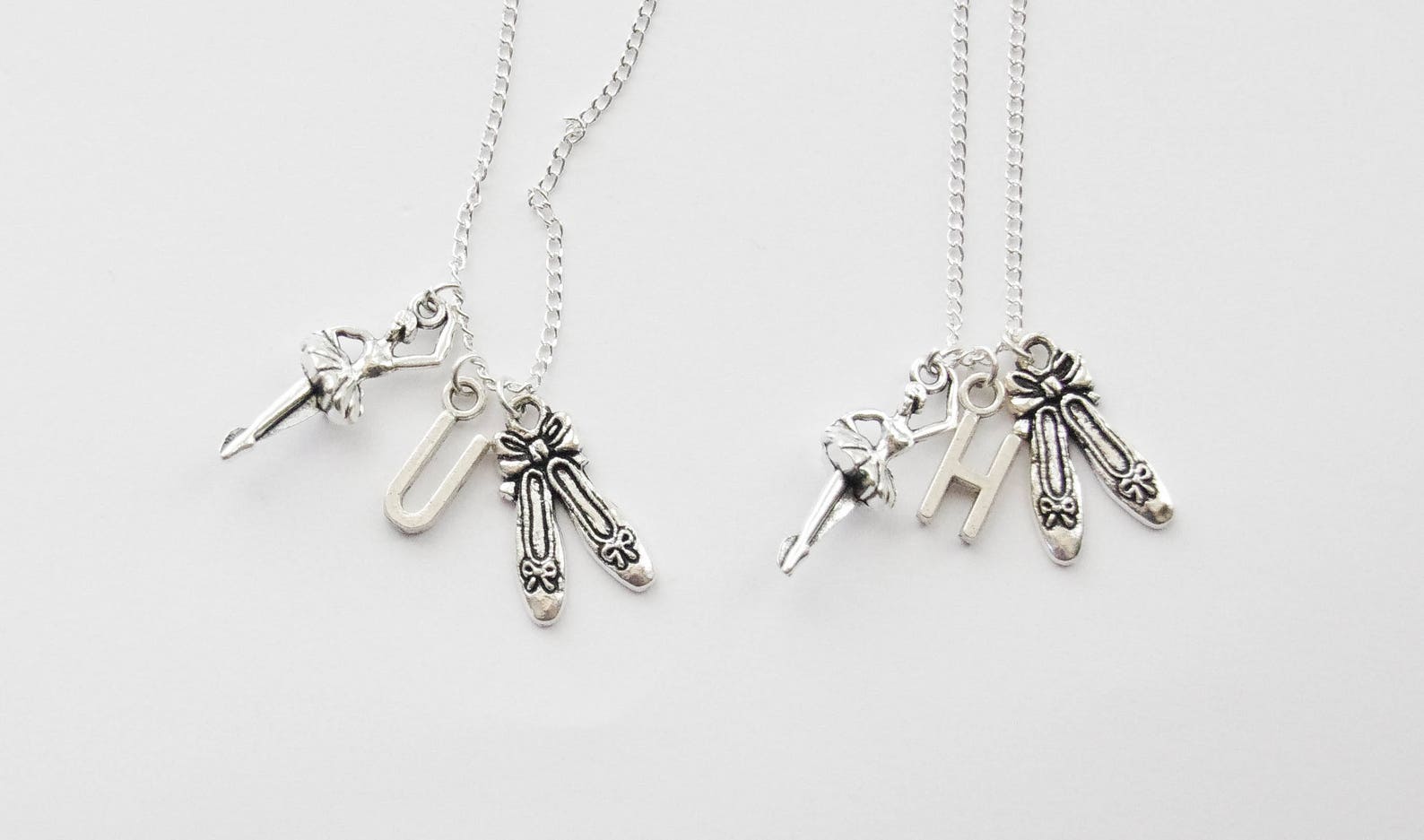 ballet necklace, ballerina necklace, dance necklace, ballerina gift, dancer necklace, recital gift, dancer gift