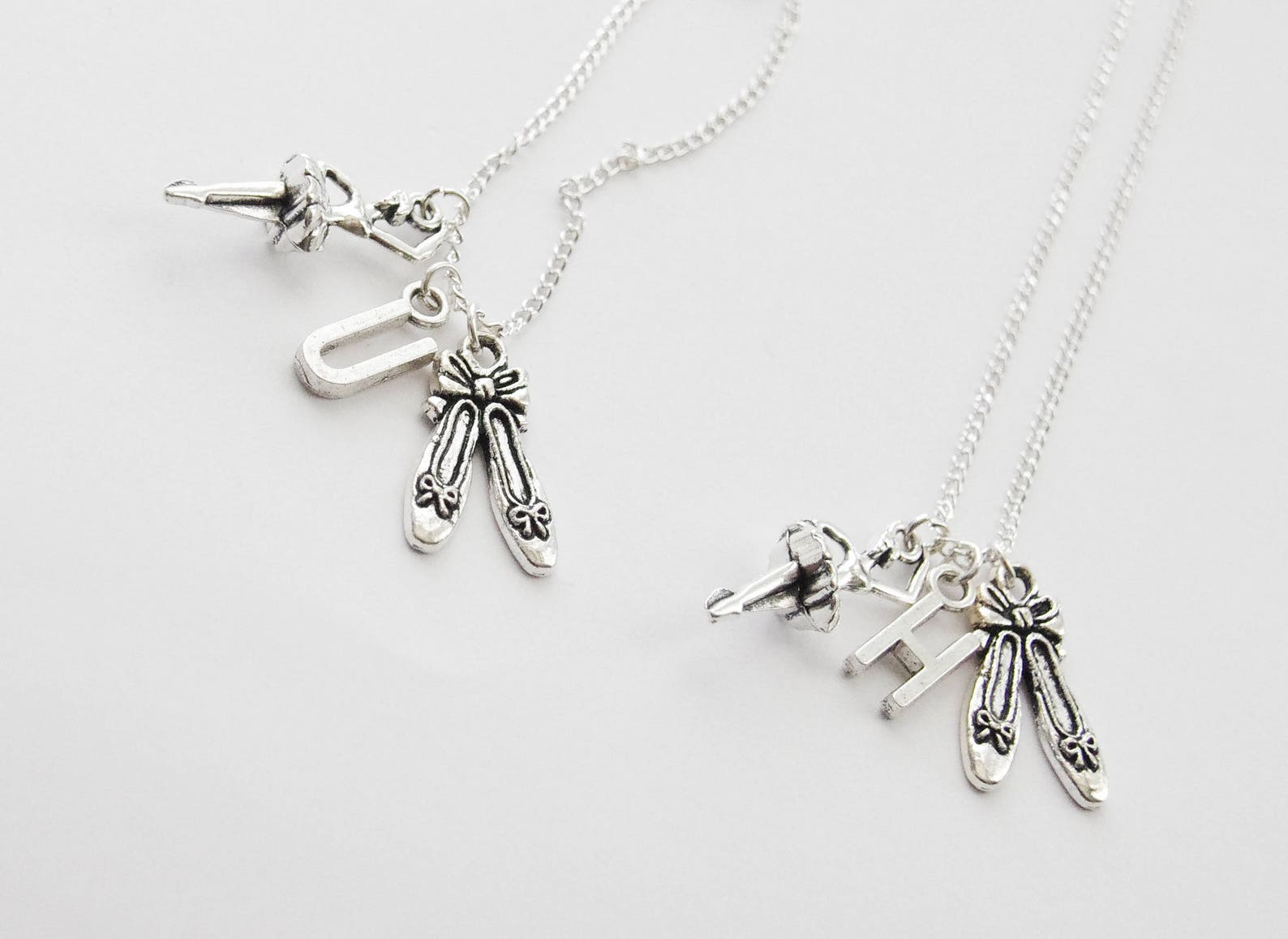 ballet necklace, ballerina necklace, dance necklace, ballerina gift, dancer necklace, recital gift, dancer gift