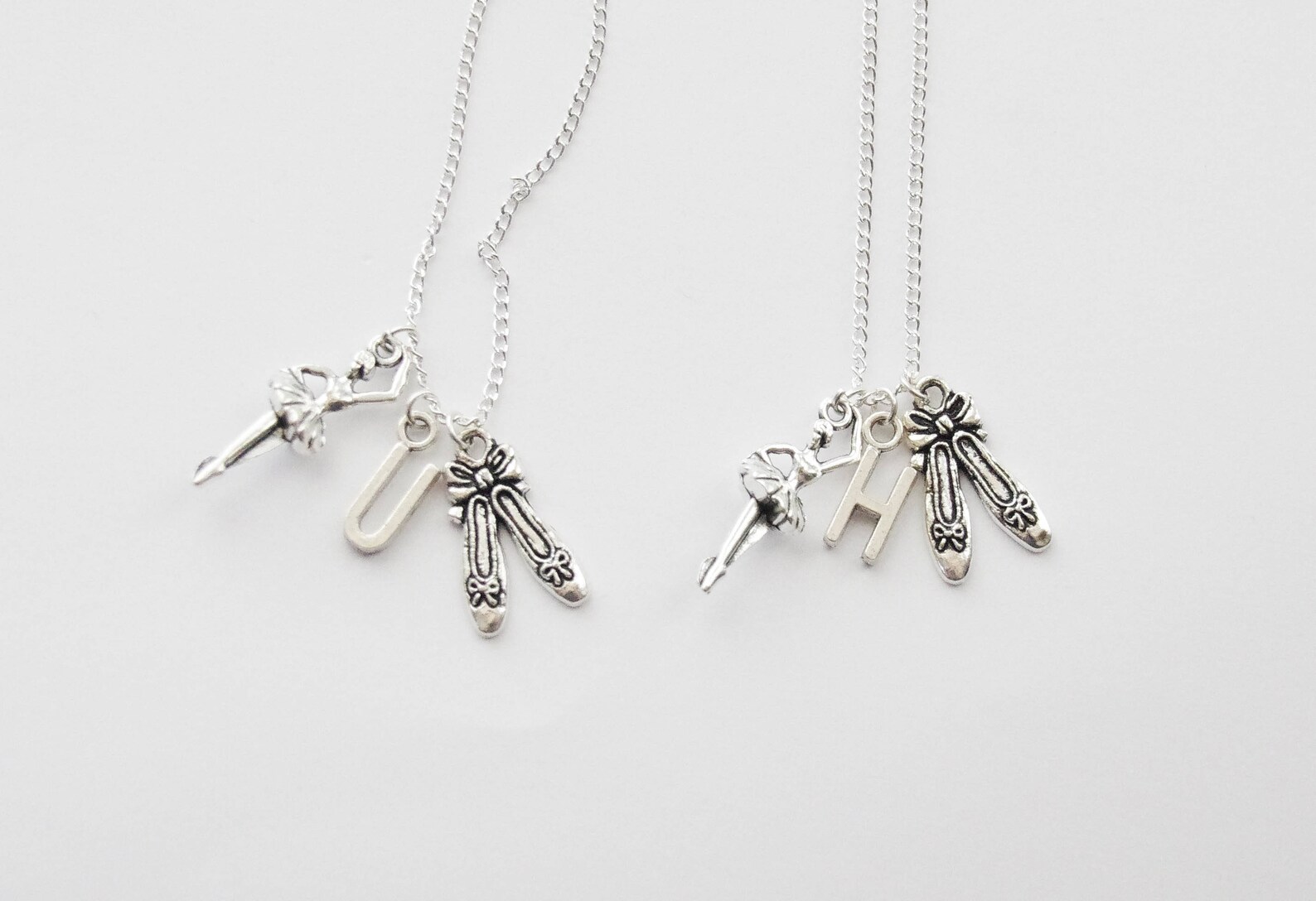 ballet necklace, ballerina necklace, dance necklace, ballerina gift, dancer necklace, recital gift, dancer gift