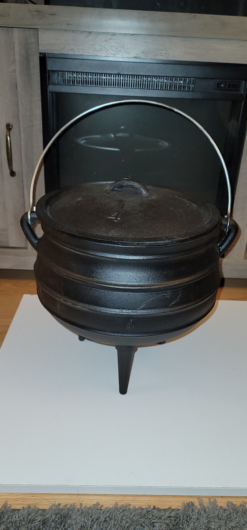 Cast Iron Cauldrons Size 4 or 6 image 5