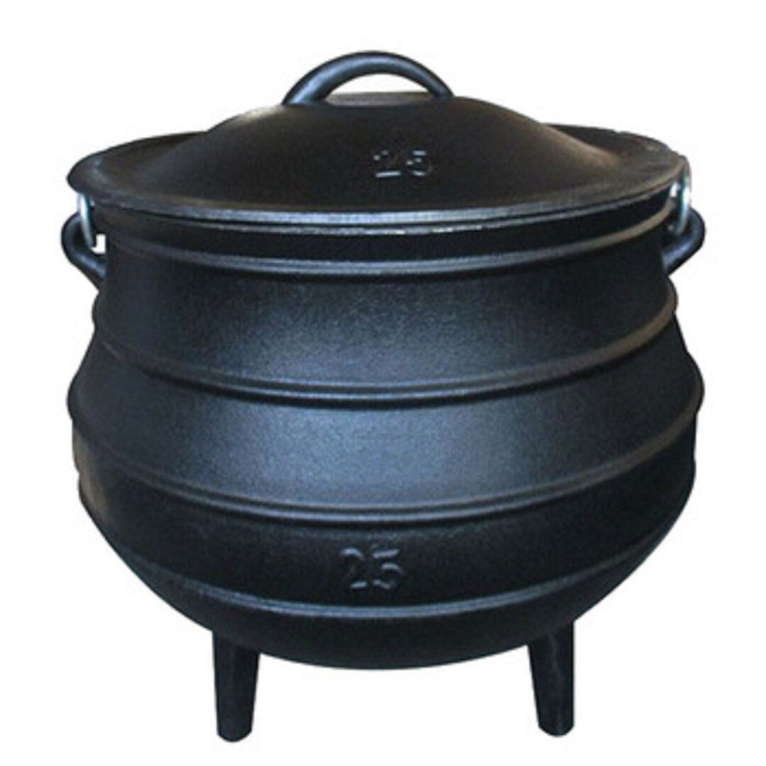 Extra Large Cast Iron Cauldron Party 25 30 OR 55 Plus Etsy